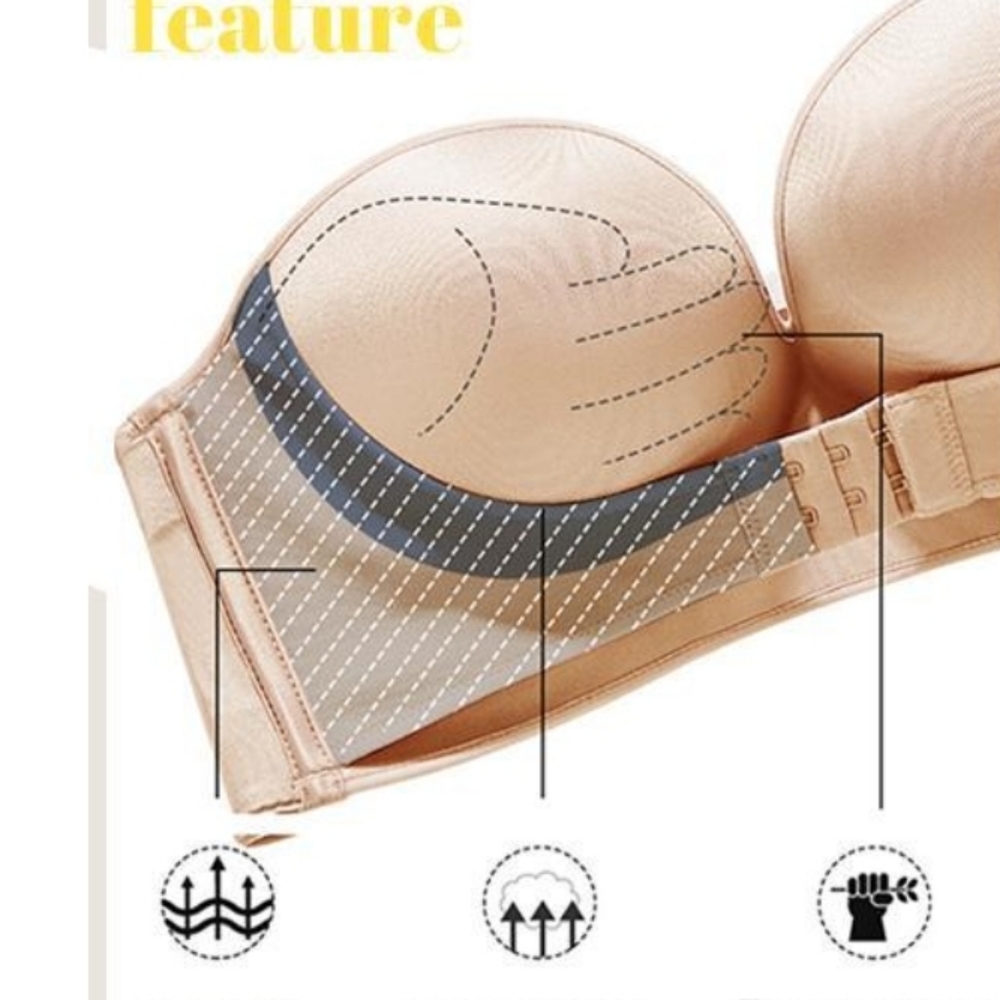 Unique bra , front buckle design for extra lift - Picture 4 of 5